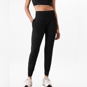 Athleta Women's Black High-Rise Joggers